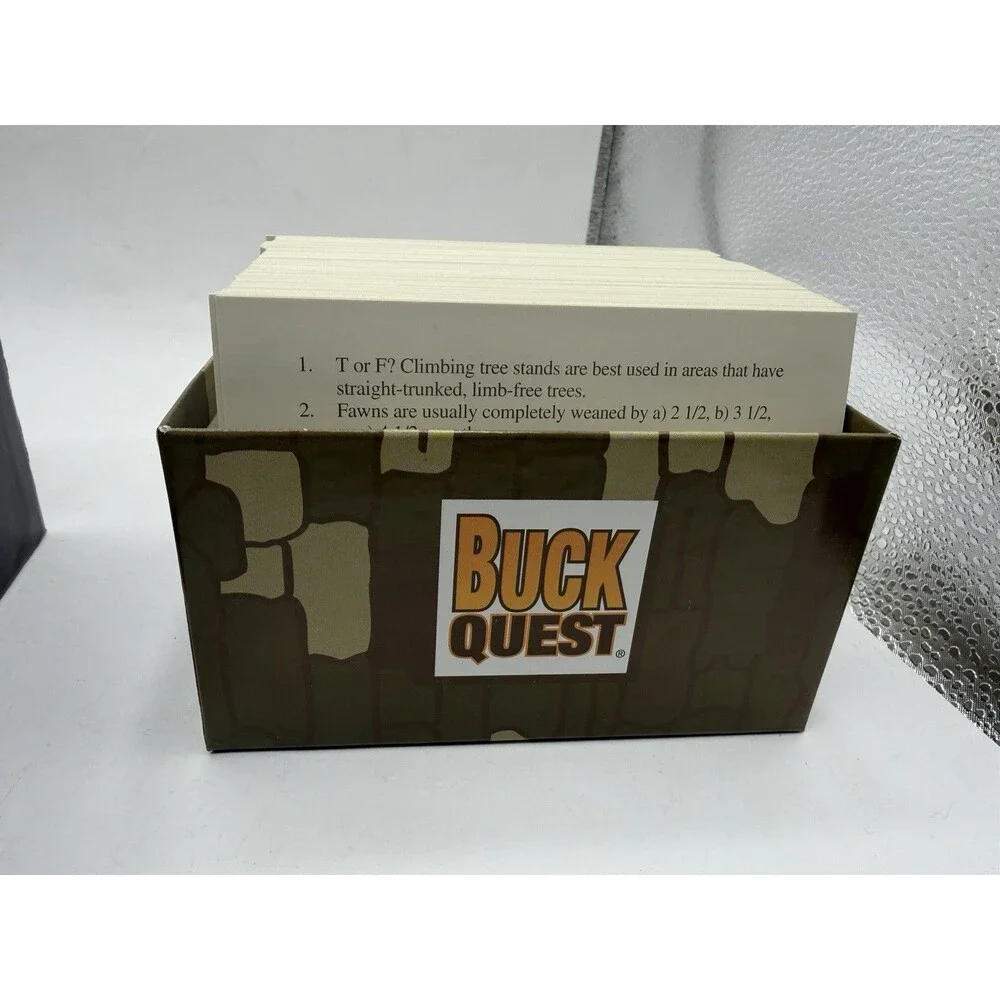 Vintage 1994 - Buck Quest - Hunting Question Board Game Hunting Skills